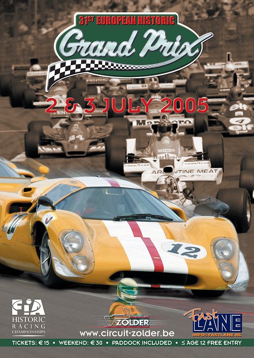 Oude F1 tijden herleven dit weekend in Zolder!